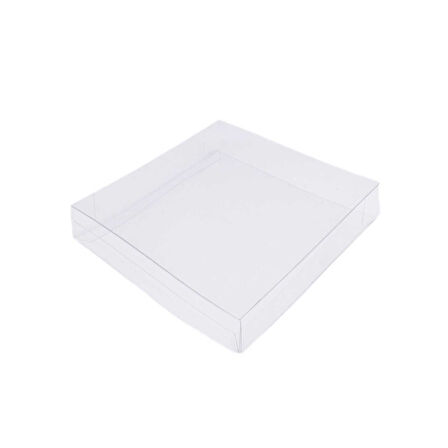 Asetat Kutu Bubble Mum Kutusu  20X20X3.5 CM (10 Adet)