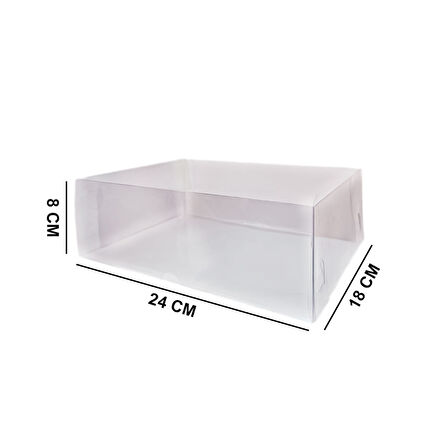 Asetat Kutu 18x24x8 CM (10 Adet)