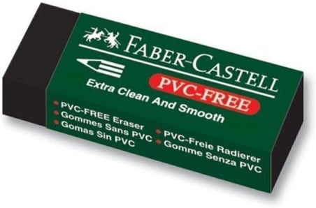 Faber Castell Kopya - Pvc Free No:20 Büyük Boy Siyah Silgi(3 Adet)
