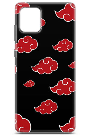 Samsung Galaxy Note 10 Lite uyumlu Manga 3 TPU Silikon Naruto Akatsuki Manga