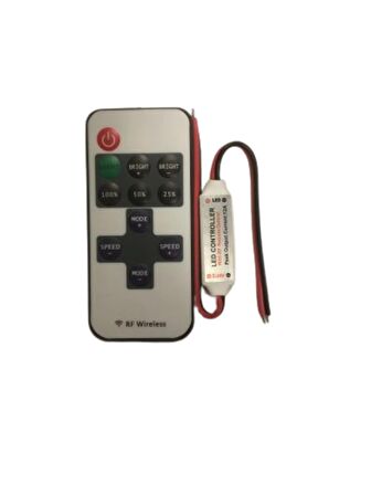 Rf Uzaktan Kumandalı Şerit Led Dimmer Led Işık Kontrolü 12v/24v