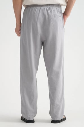 Comforted Erkek Keten Görünüm Rahat Pantolon Bol Paça Yeni Sezon