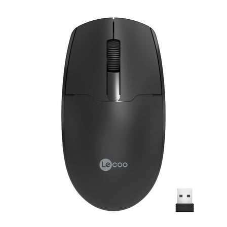 Lecoo Kablosuz Optik Mouse Siyah 1200 Dpı 3 Tuşlu