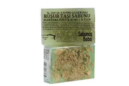 RUŞUR TAŞLI ALOEVERA ÖZLÜ SABUN & KURU CİLTLER