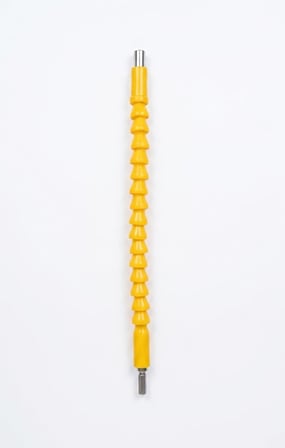 30 cm Esnek Matkap Ucu Uzatma Şaftı + 2 Adet PZ1x50 Bits Uç Hediyeli - 1/4 inç Bükülebilir Tornavida Akrobat Adaptörü, Dar Alanlar İçin Matkap Uzatması