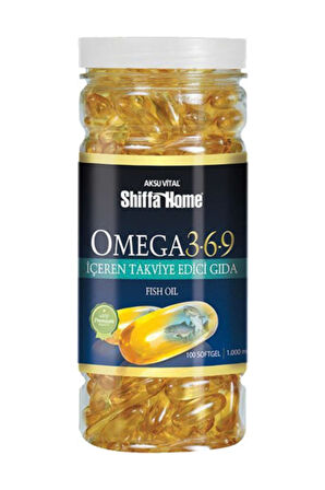 Omega 3-6-9 1000mg 100 Softjel (3 Adet)