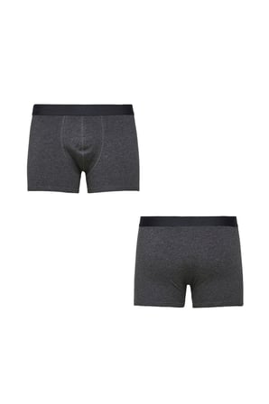 Erkek Karışık Renk 10'lu Paket Pamuklu Likralı Boxer