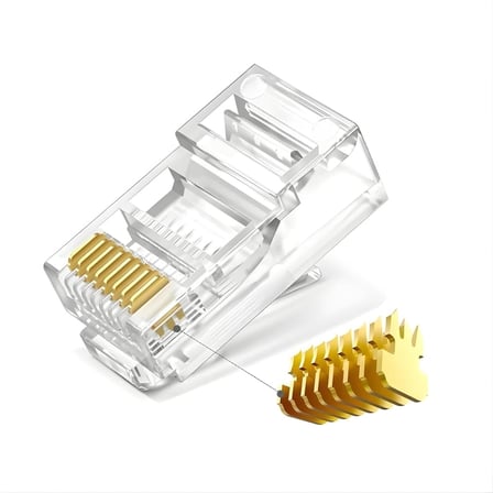 MN116F Cat6 Jack/20 Adet-EZ YENİ NESİL rj45 konnektör-8P/8C AÇIK UÇLU SOKET/rj45 jack (20)