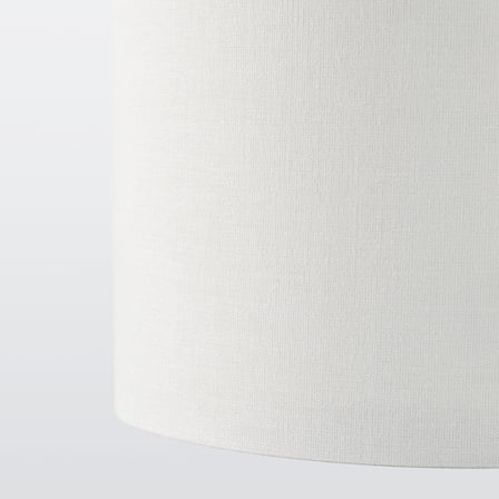 Abajur, Beyaz-Pirinç Rengi, 41 cm