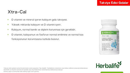 Xtra-Cal – Kalsiyum ve D Vitamini İçeren Takviye