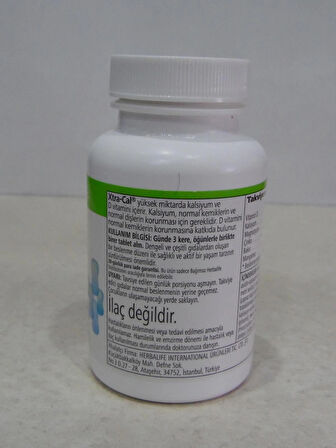 Xtra-Cal – Kalsiyum ve D Vitamini İçeren Takviye