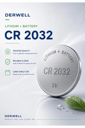 1 Adet CR2032 3V Lityum Düğme Pil Sızdırmaz Yüksek Performanslı Kumanda Saat Anakart Tartı Garaj Kumandası Pili (