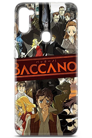 Samsung Galaxy M11 uyumlu Anime 4 Baskılı Kapak Baccano Anime