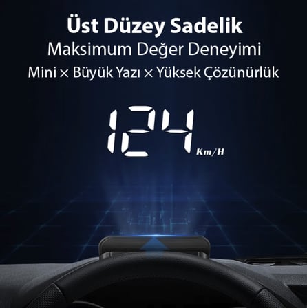 Nissan Juke 2010-2026 modeller için OBD2 head up display hayalet gösterge ekranı ön cam hız göstergesi