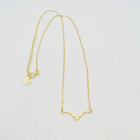 Uretti - BURCU 7427 Oğlak Burcu Gümüş Kolye - Gold