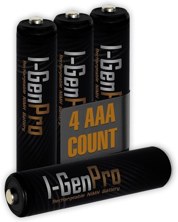 Pro P162 4 Adet AAA 1100 mAh Şarj Edilebilir İnce Kalem Pil 1.2V Ni-MH Şarjlı Pil