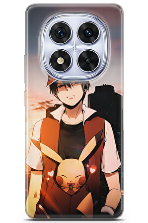 Xiaomi Redmi Note 14 Pro uyumlu Pokemon 22 Koruma Ketchum Pikachu