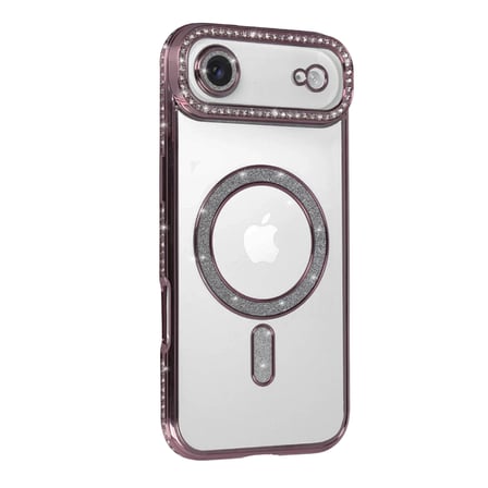 Apple iPhone 17 Air Joke Simli Magneticsafe Kılıf - Pembe