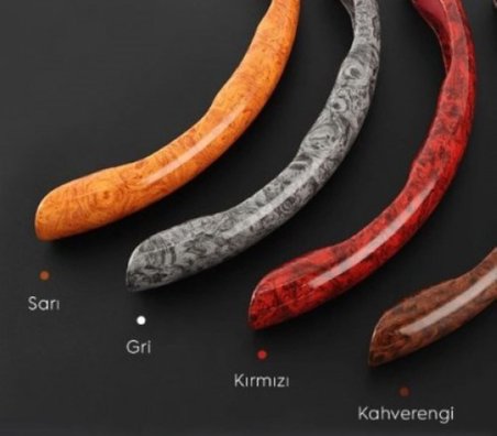 Ahşap Desenli Karbon Fiber Direksiyon Simidi Koruma Kılıfı 2'li Set Kaymaz Dayanıklı Şık ve Ergonomik Araç Direksiyon Kılıfı (Kırmızı)