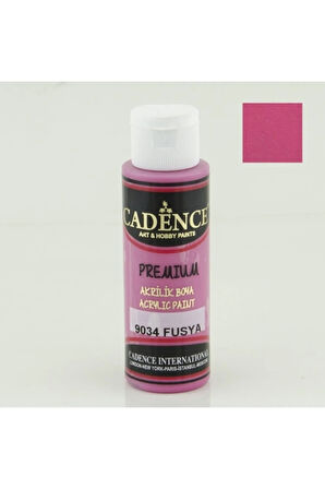 9034 Fuşya - Premium Akrilik 70ml | Marmara Hobi