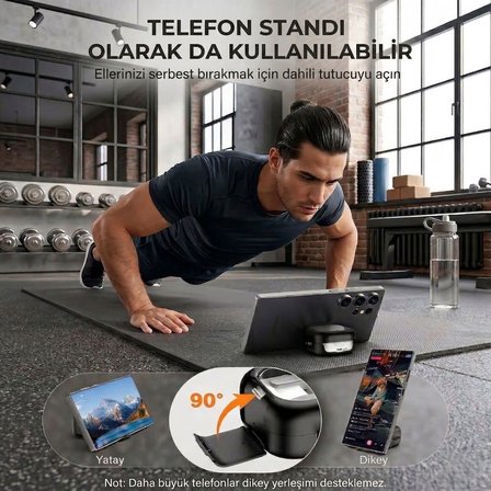 [Black-Frame] Samsung Galaxy Buds4 Pro/Buds 4 için Kılıf [Fonksiyonel Stantlı Tasarım] Kulaklık Kılıfı [Güvenlik Kilit Tasarımlı] Taşıma Askılı TPU Koruyucu Samsung Buds 4 Pro Kılıf (Siyah)