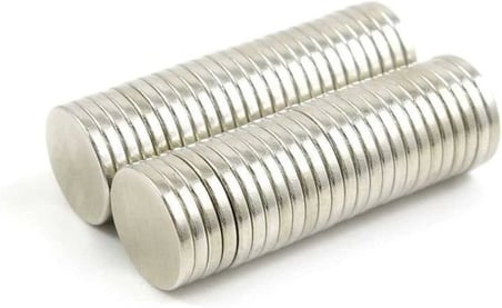 Dünya Magnet 10 Adet 12 X 2 Mm Yuvarlak Neodyum Mıknatıs Magnet