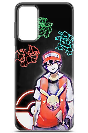 Samsung Galaxy M23 uyumlu Pokemon 14 Baskılı Kapak Pokemon Gameboy