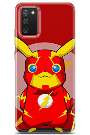 Samsung Galaxy A02S uyumlu Pokemon 23 HD Premium Flash Pikachu