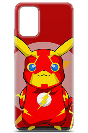 Samsung Galaxy A02S uyumlu Pokemon 23 HD Premium Flash Pikachu