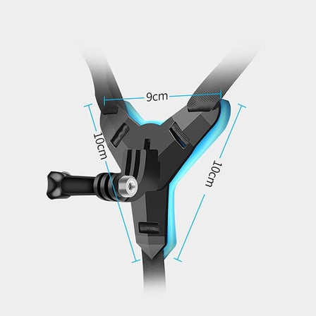 Honorall Tam Yüz Kask Çene Dağı Çene Tutucu Motosiklet Kask KayışıHero için 7/6/5/4/3 SJCAM sj5000 / 6000/7000Osmo Eylem XIAOYI Spor Eylem Kamera için Motosiklet
