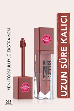 Flormar Uzun Süre Kalıcı Mat Ruj - Kiss Me More-018 Perfection-8682536040853