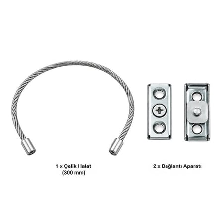 SN-37890 Çelik Halatlı Güvenlik Bağlantı Aparatı