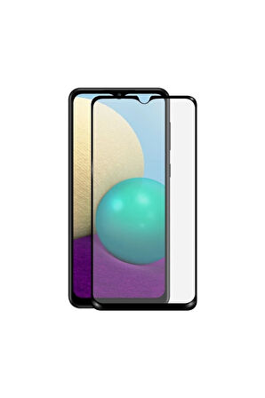 Samsung Galaxy A12 Tam Ekran Koruyucu Kırılmaz Cam - Extra İnce