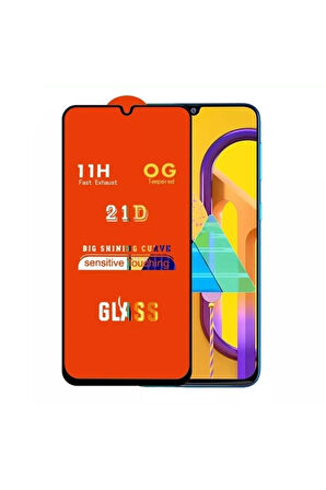 Samsung Galaxy A12 Tam Ekran Koruyucu Kırılmaz Cam - Extra İnce