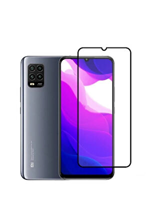 Samsung Galaxy A71 Için Kenarı Kırılmaya Dayanıklı 5d Cam Ekran Koruyucu Siyah