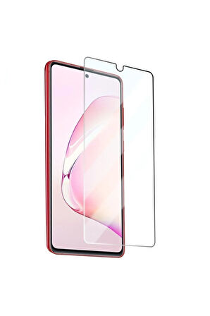 Samsung Galaxy A12 - M12 Ekran Koruyucu Kısa Temperli 9h Sert Kırılmaz Cam Koruma Şeffaf Maxi