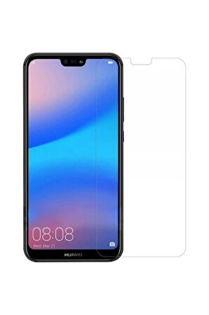Huawei P20 Lite Uyumlu Ekran Koruyucu 9h Sert Temperli Kırılmaz Cam Koruma