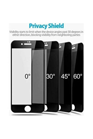Iphone 7 Plus 8 Plus Uyumlu Mat Hayalet Tam Kaplayan Kırılmaz Seramik Görünmez Ekran Koruyucu Siyah