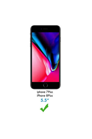 Iphone 7 Plus 8 Plus Uyumlu Mat Hayalet Tam Kaplayan Kırılmaz Seramik Görünmez Ekran Koruyucu Siyah