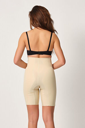 TEN MI Emay 2814 Double Yüksek Bel Boxer Lazer Korse