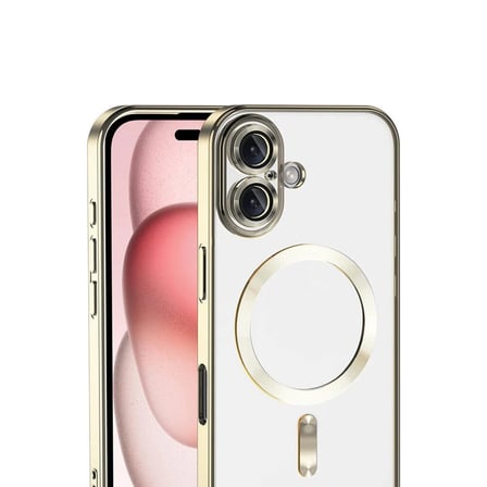 Apple iPhone 17 Kross Magneticsafe Kapak - Gold
