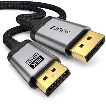 80Gbps DisplayPort 2.1 Kablo 16K 60Hz 8K 120Hz 4K 240Hz UHBR20 HDR DSC 1.2a Örgülü DP 2.1 Monitör Kablosu (2, 2m, Metre)