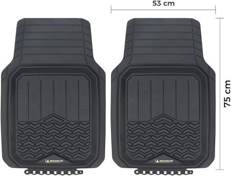 MC34594 Tüm Araçlara Uyumlu 2 Parça Üniversal 3D Havuzlu Oto Paspas