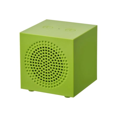 Taşınabilir Bluetooth Hoparlör, Sarı-Yeşil, 7x7 cm