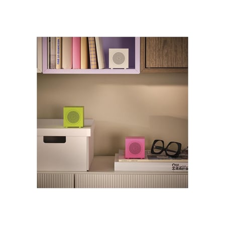Taşınabilir Bluetooth Hoparlör, Sarı-Yeşil, 7x7 cm
