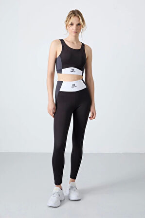 TOMMY LİFE T15BY-95334_1 BAYAN BÜSTİYER-TAYT TAKIM SİYAH