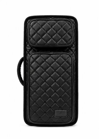 Profesyonel Gigbag (korumalı) 3'lü Kemençe Kılıfı Siyah Kapitoneli Deri Su Geçirmez