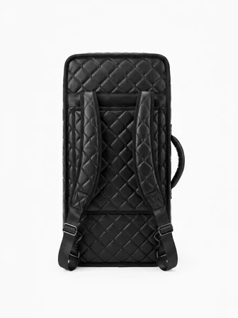 Profesyonel Gigbag (korumalı) 3'lü Kemençe Kılıfı Siyah Kapitoneli Deri Su Geçirmez