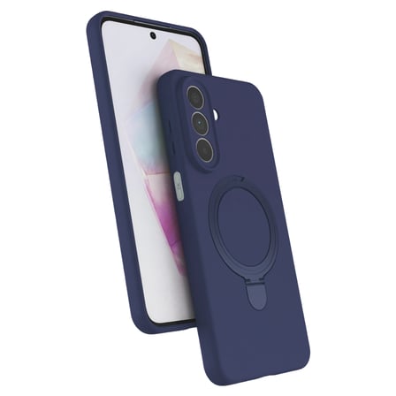 Samsung Galaxy A27 5G Regal Magsafe Standlı Kapak - Lacivert