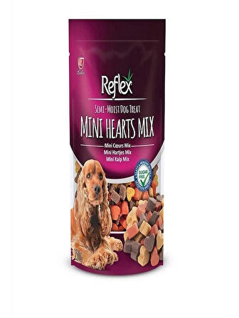 Reflex Semi Moist Mini Kalp Mix Köpek Ödül Maması 150 Gr